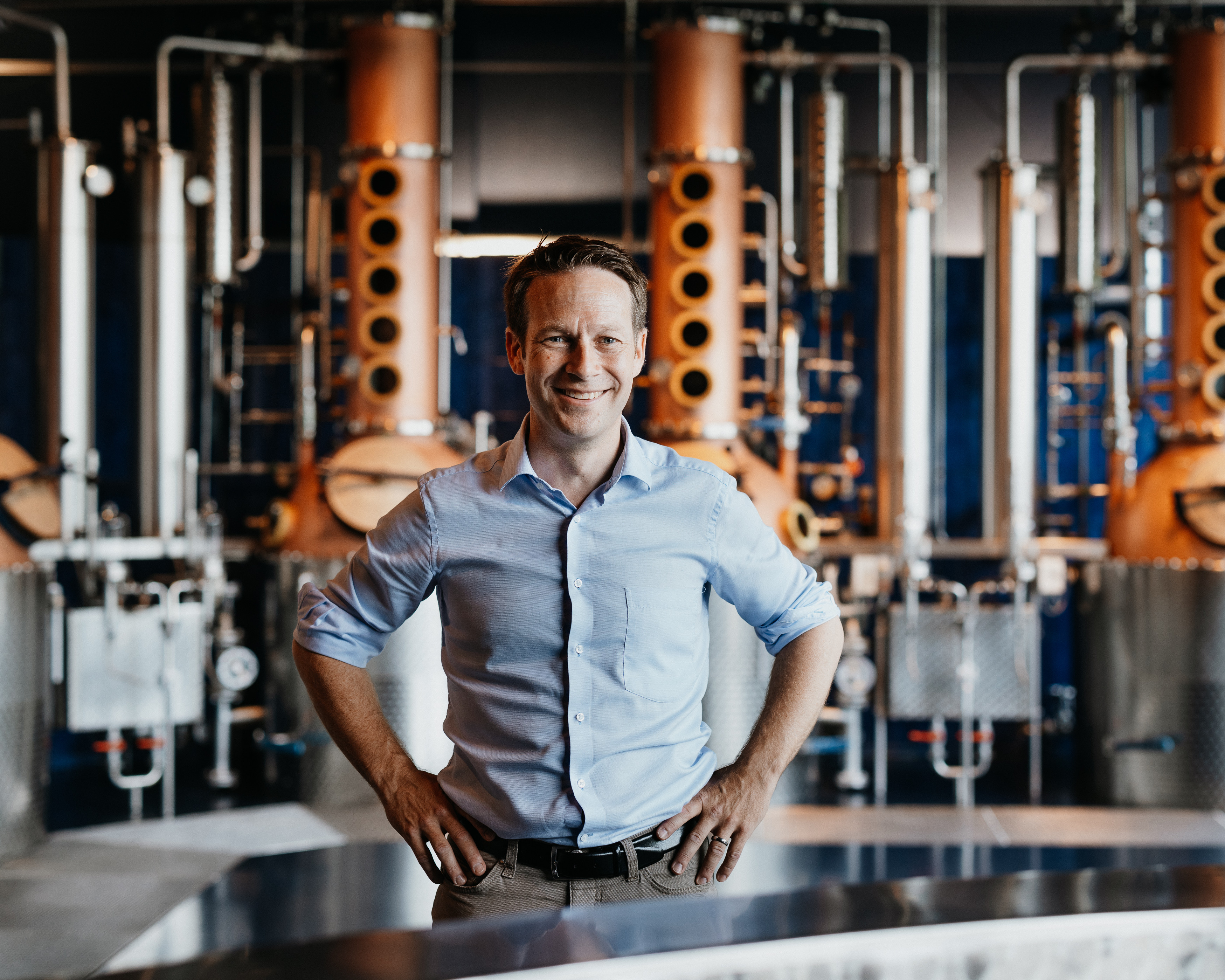 Porträbild von Gabriel Galliker-Etter in der Distillerie