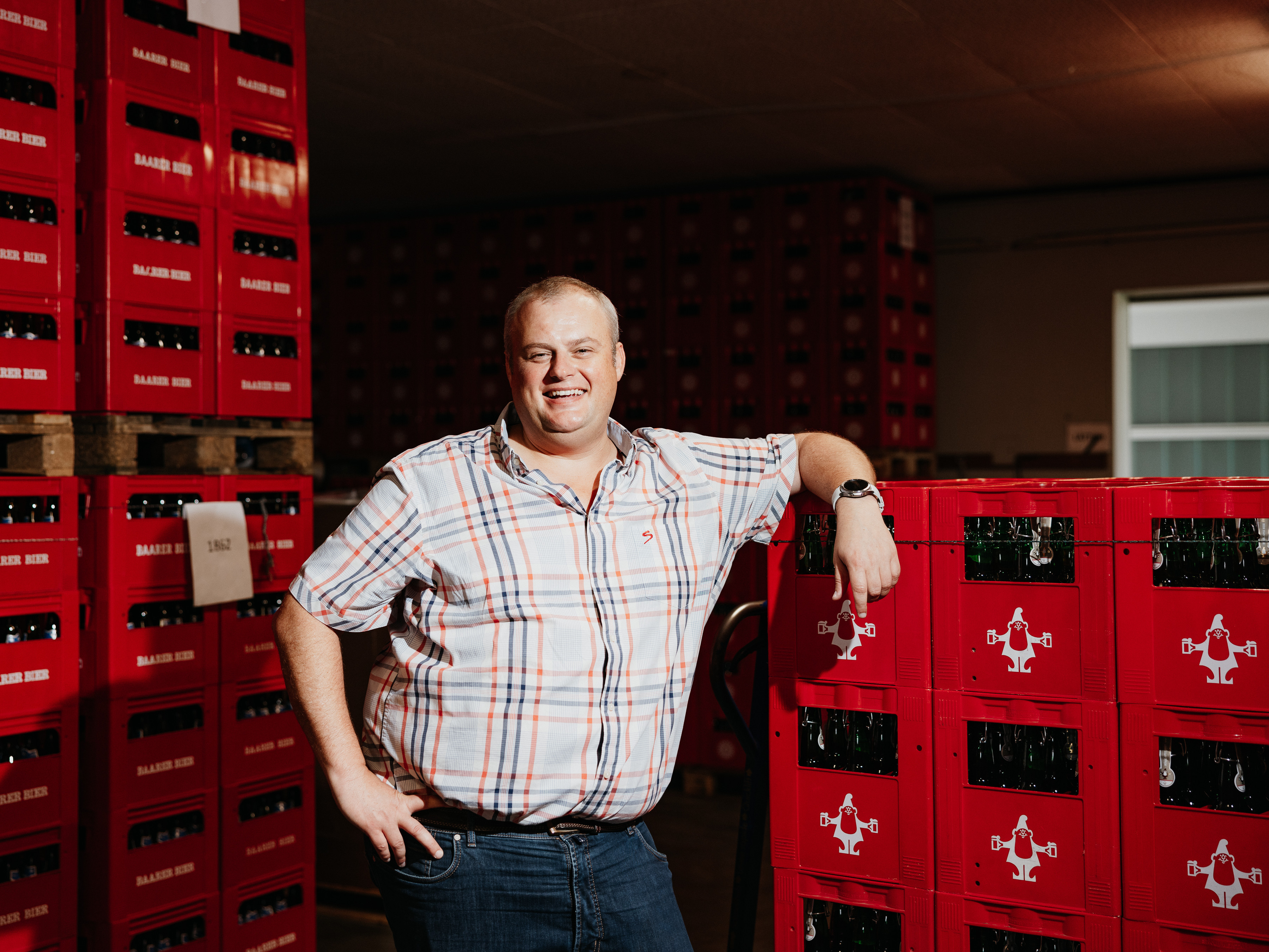 Portrait of Managing Director Martin Uster of the Baar Brewery